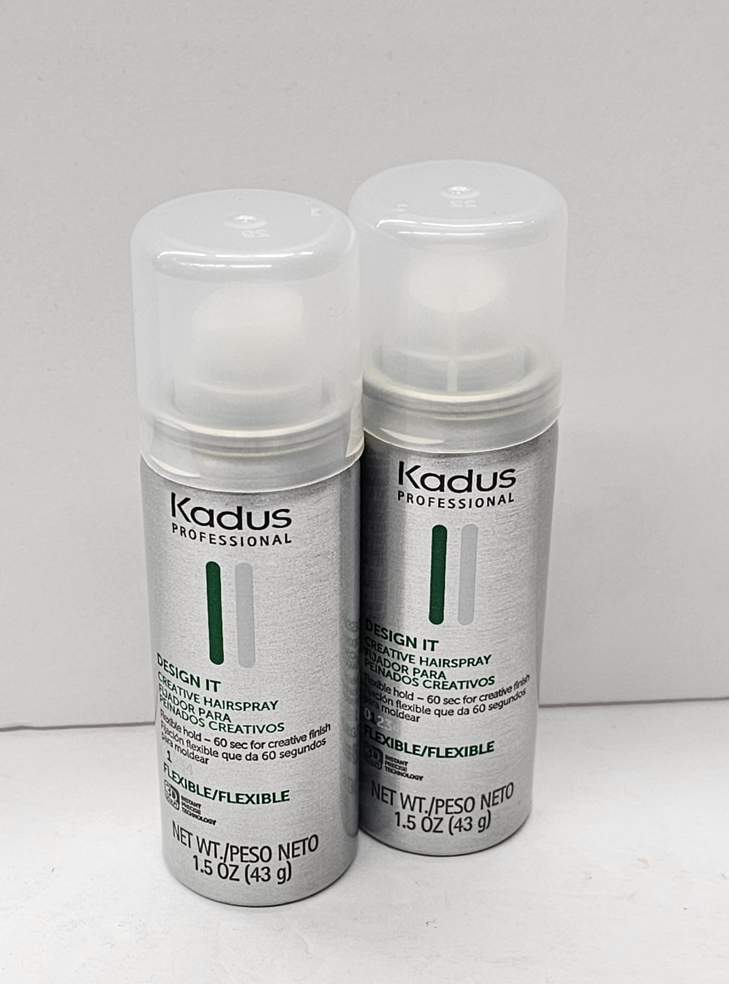 Set of 2 Kadus professional design it creative hairspray; flexible hold;1.5oz x2 image 0