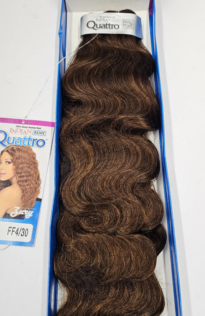 Curly Indian remy human hair sea wave for sew-in; wefts; one pack solution. image 3