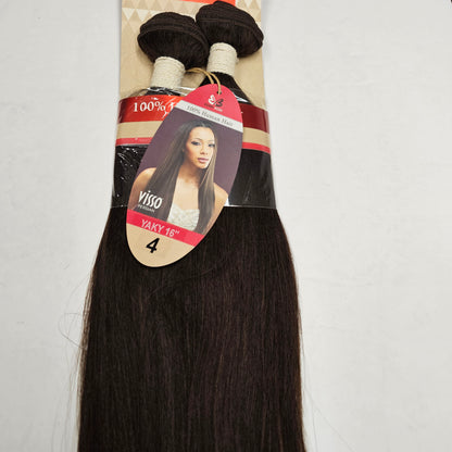 Human hair weave Visso persian yaky; straight sew-in weft; first class image 7
