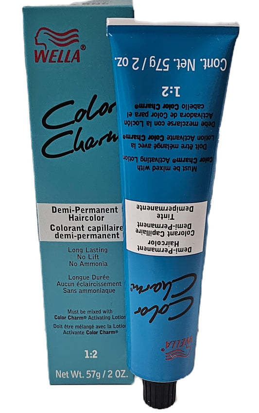 Set of 12 Wella color charm demi permanent hair color; no ammonia; Unisex image 0