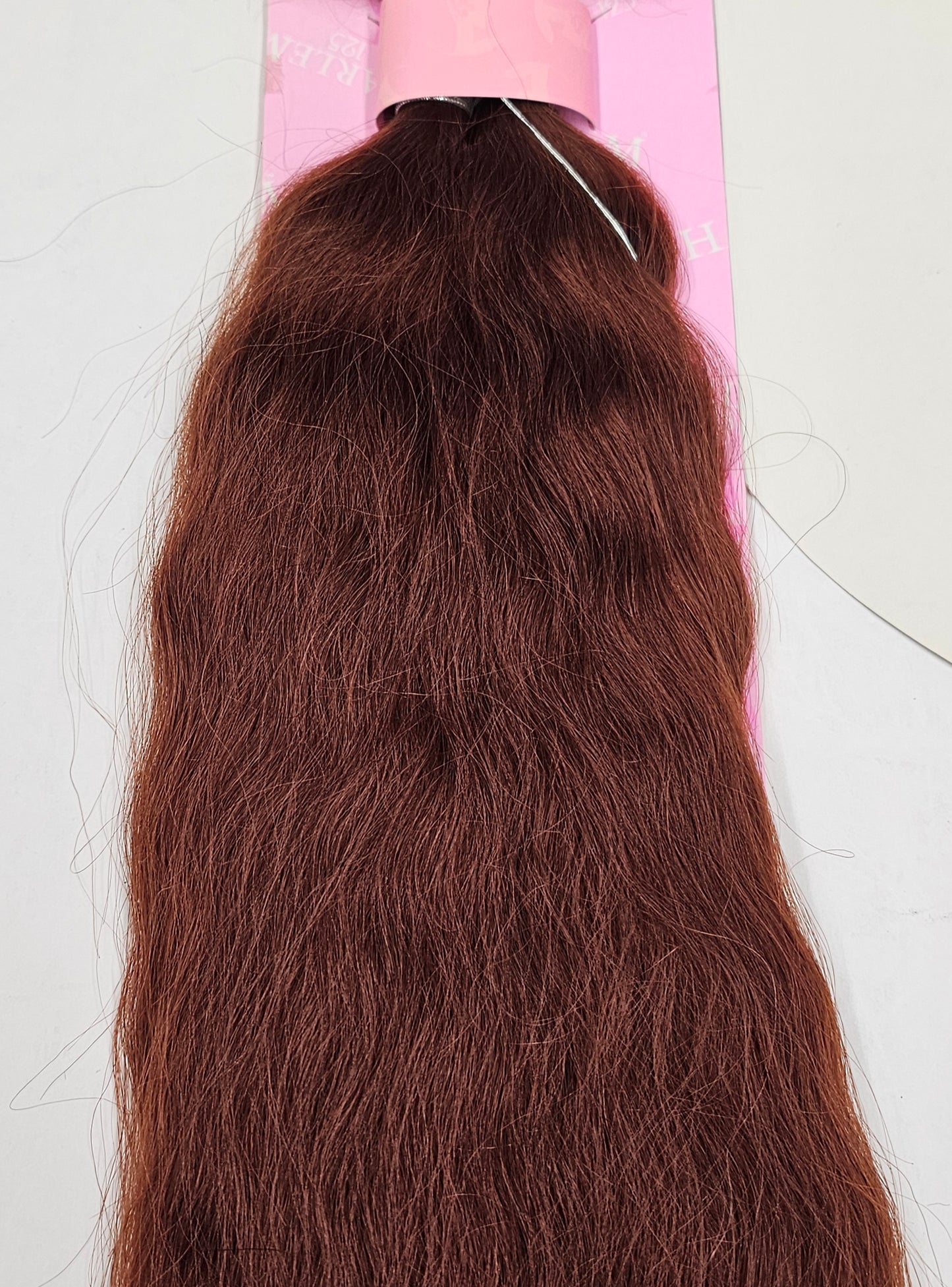 Tangle-free human hair blend super bulk for braiding; wavy; special made image 3