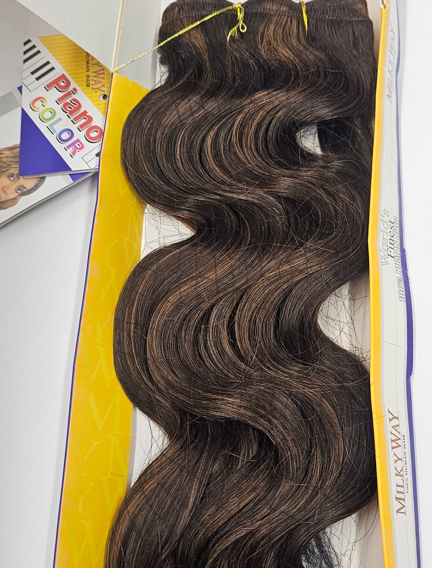 Human hair tangle-free weave finger roll wave; curly sew-in weft. image 3