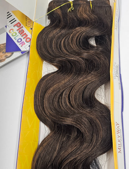 Human hair tangle-free weave finger roll wave; curly sew-in weft. image 3