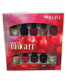 OPI shine bright mini nail lacquers(10pcs); 0.125fl.oz x10 image 0