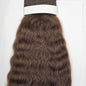 Human hair velvet remi french wave weave; wavy sew-in weft. image 4