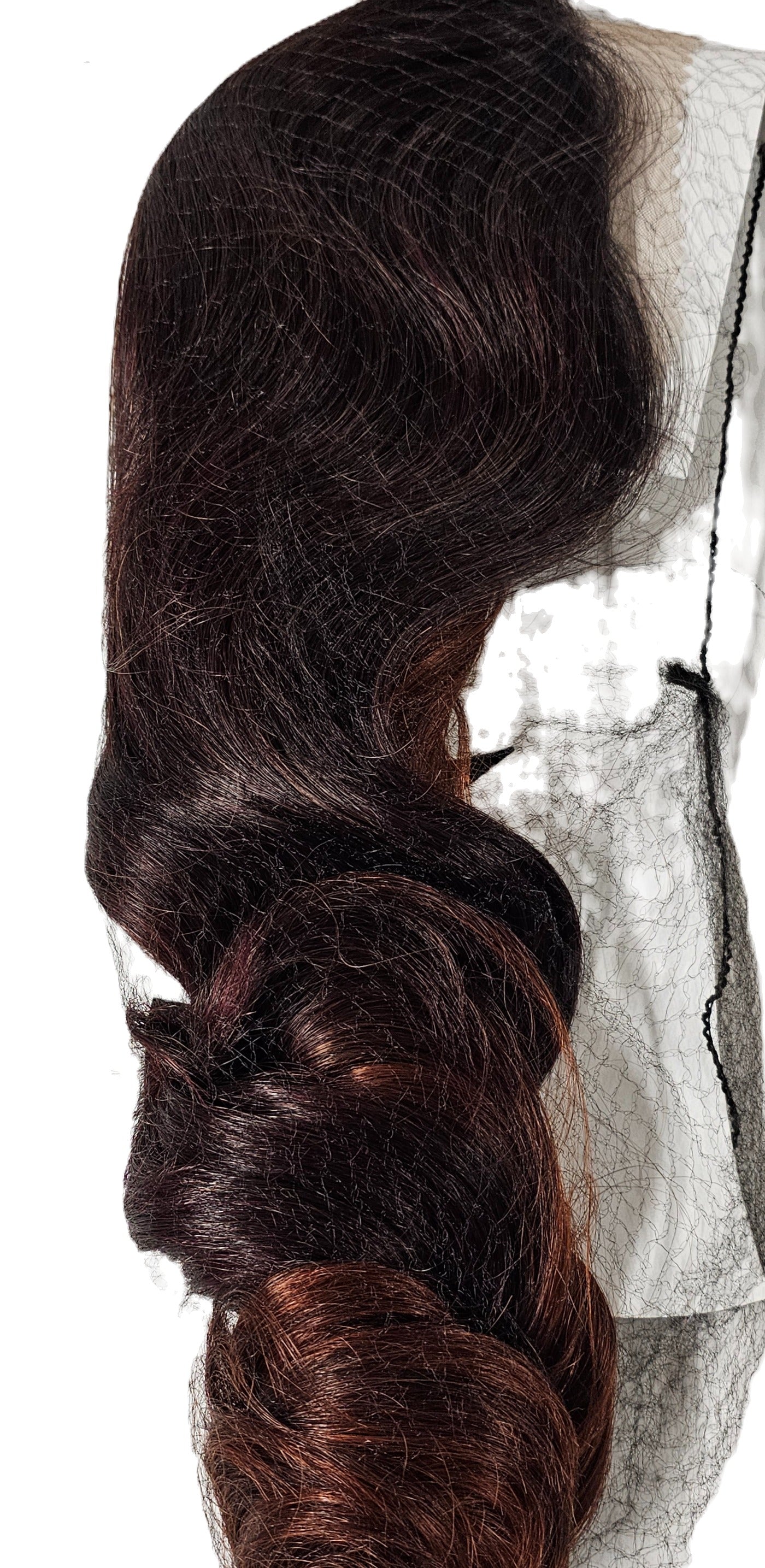 Diana Bohemian wig pure natural lace wig; curly; remy quality; for women image 1