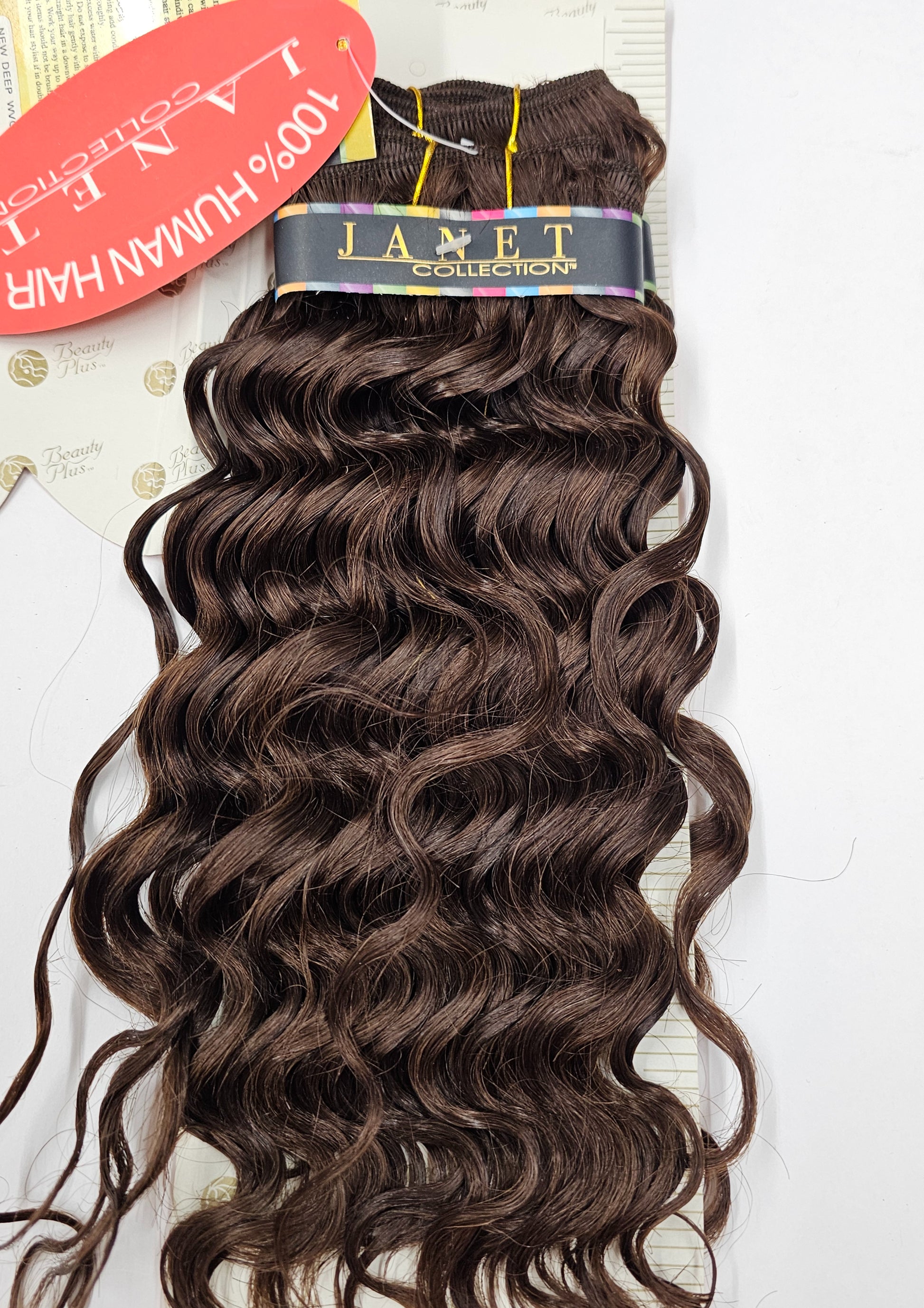 Curly human hair weave tangle-free for sew-in; new deep; wefts.. image 6