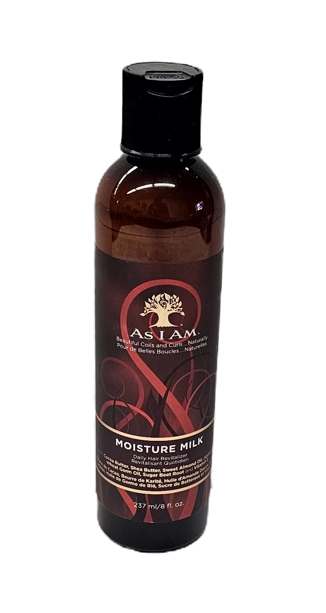 As I AM moisture milk; daily hair revitalizer; 8fl.oz; for unisex image 3