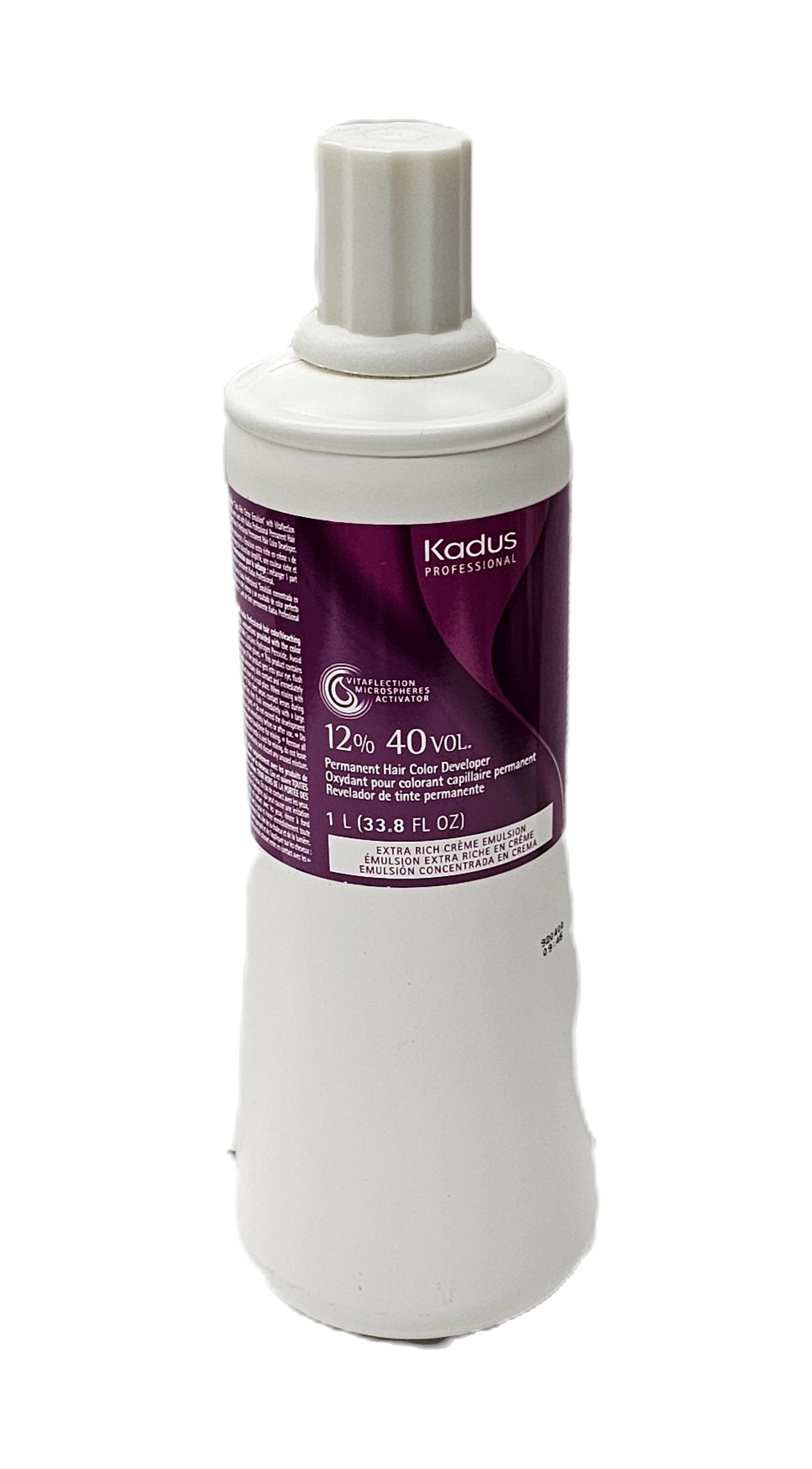 Kadus professional permanent hair color cream developer; 12% 40 vol; 33.8floz image 1