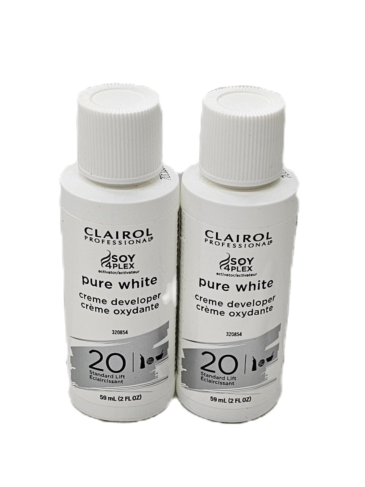 Set of 2 Clairol professional pure white creme developer 20 volume; 2fl.oz x2 image 2