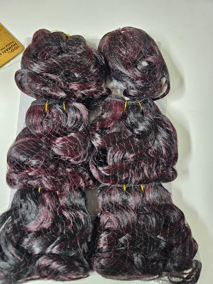 Human hair tangle-free weave; Allegretto; sew-in; curly; 6pcs image 2