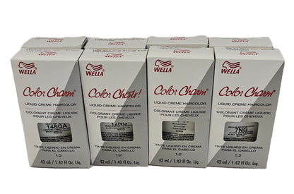 Lot of 48 Wella color charm liquid permanent creme hair color; 1.42floz ; unisex image 0
