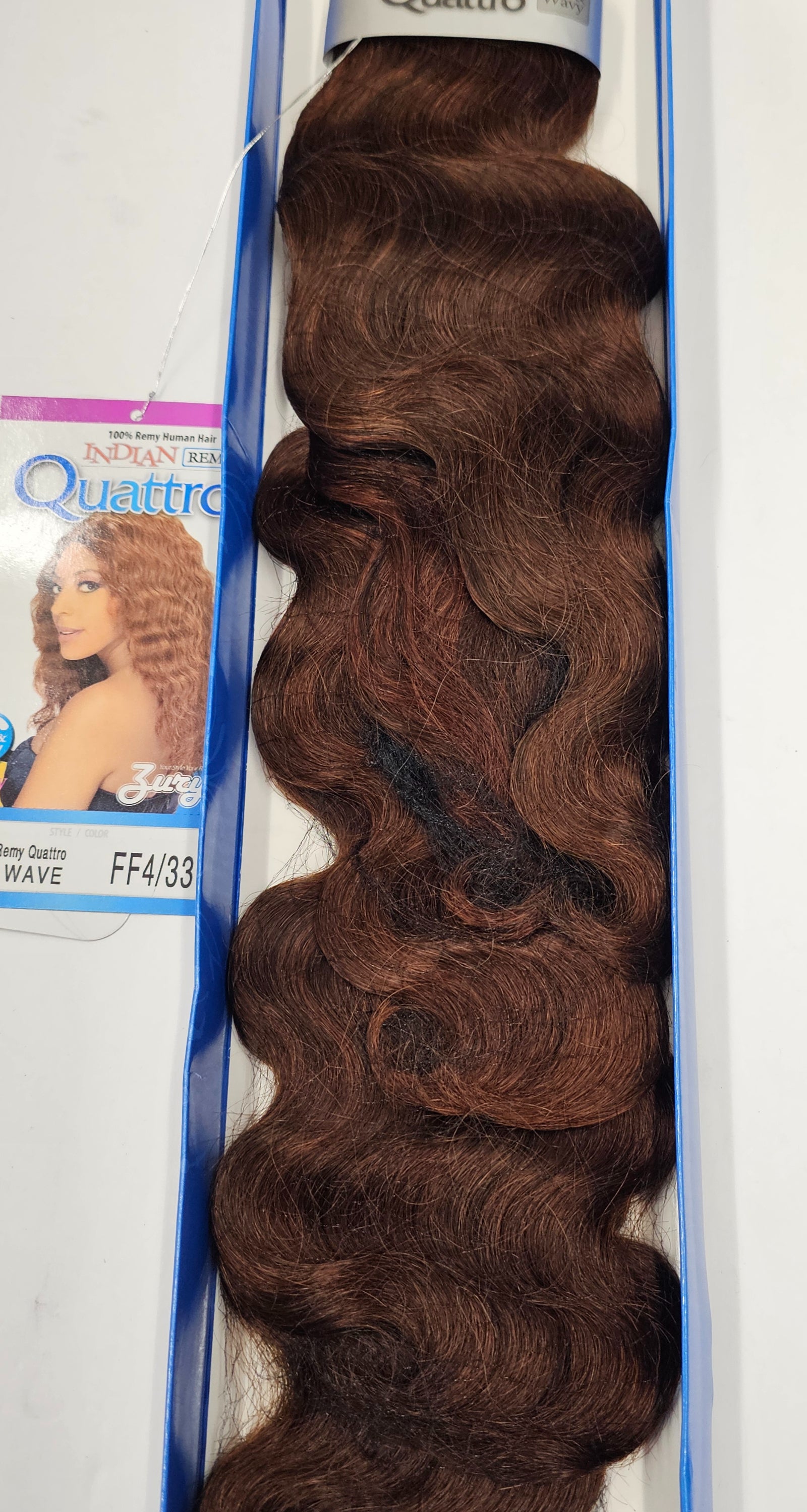 Curly Indian remy human hair sea wave for sew-in; wefts; one pack solution. image 2