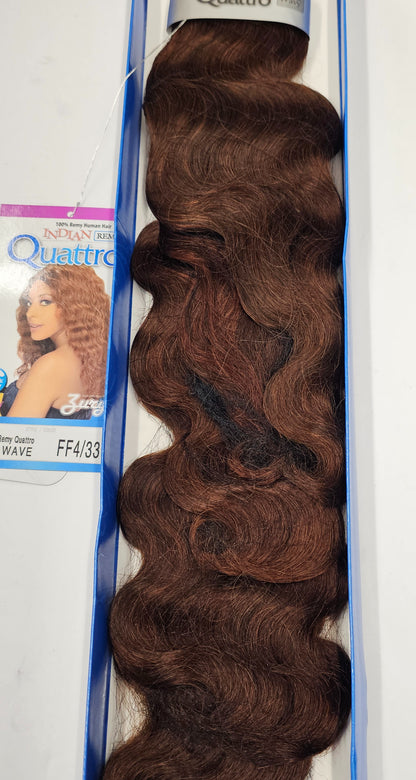 Curly Indian remy human hair sea wave for sew-in; wefts; one pack solution. image 2