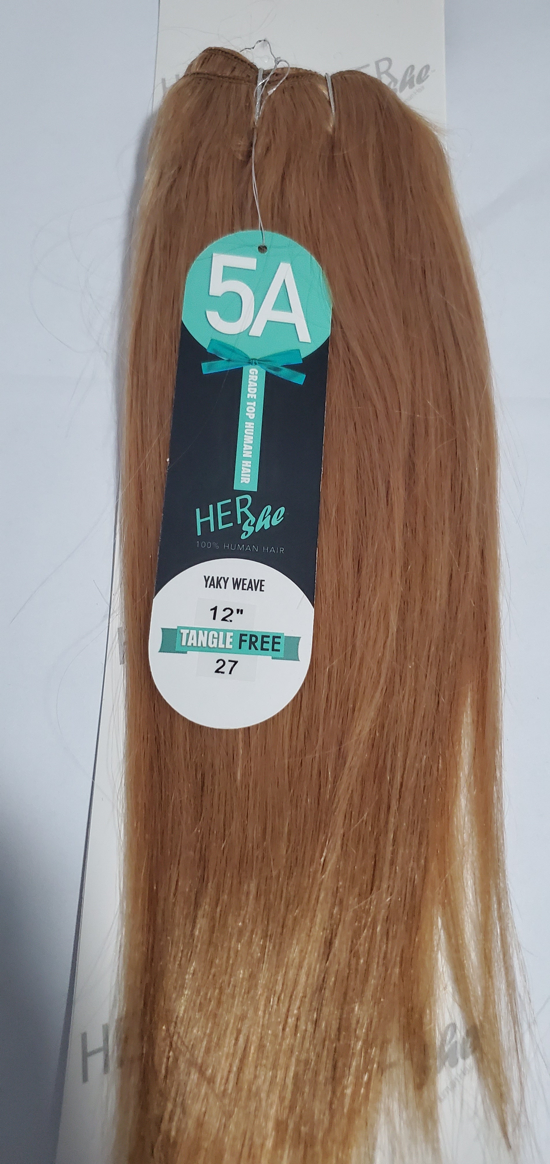 Human hair yaky weave 5A grade yaky weave; shed-free straight sew-in weft. image 0