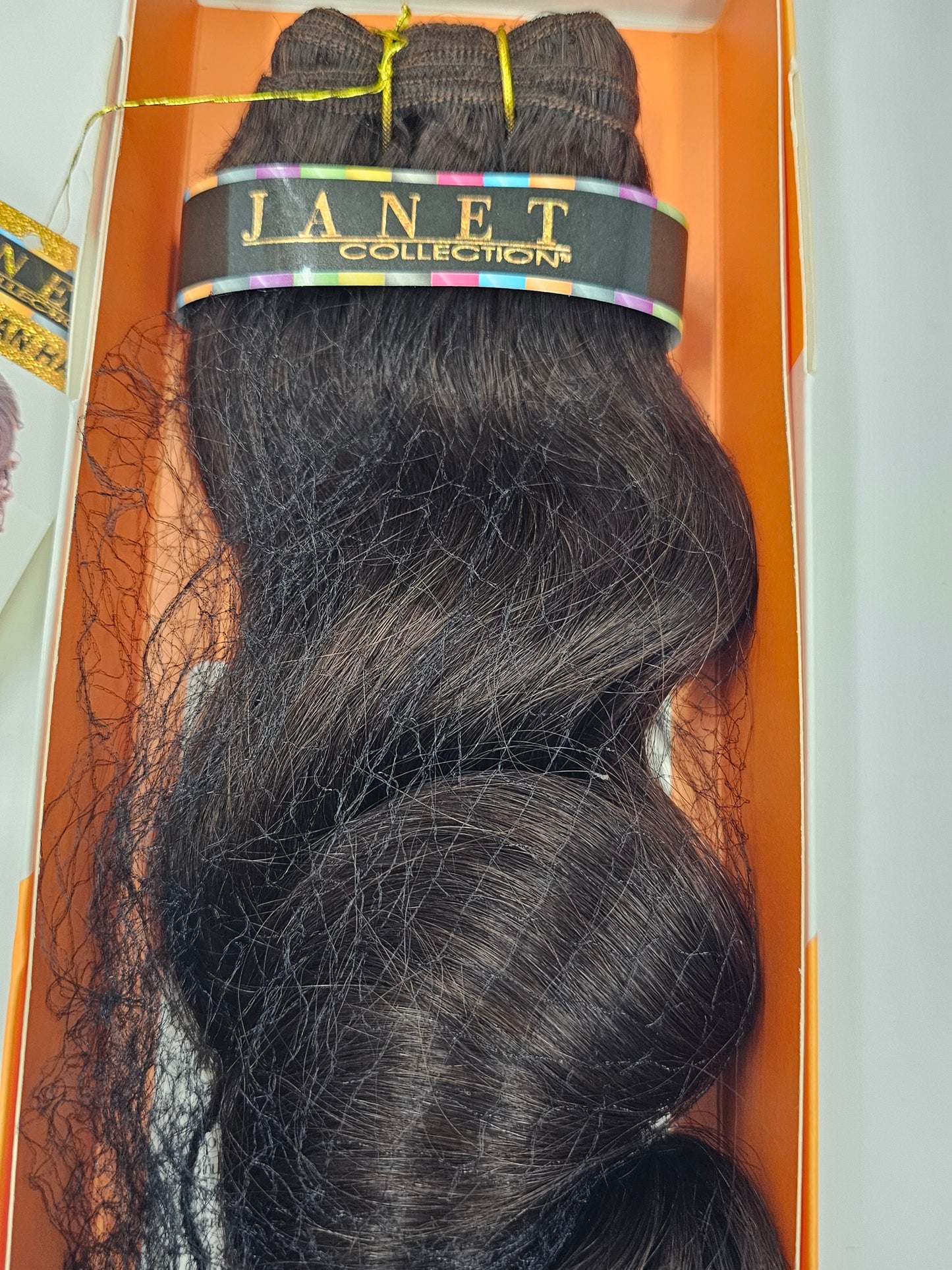 Curly human hair weave tangle-free for sew-in; French body and romance; wefts. image 6