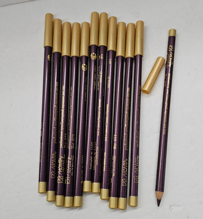Set of 12 professional eyeliner pencils; Lilac; 0.043oz image 2