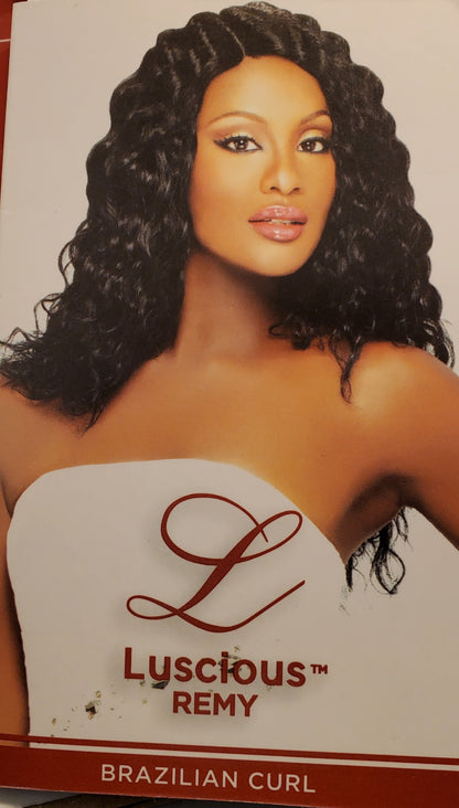 Brazilian luscious remy human hair weave; curly sew-in weft; Harlem 125 image 0