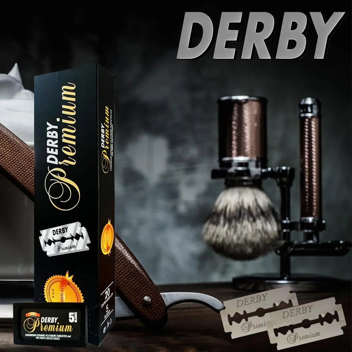 Derby Premium Double Edge Razor Blades - Multipack
