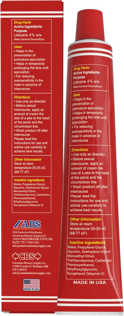 Super Viga 840000 Delay Cream for Men - Desensitizing Formula