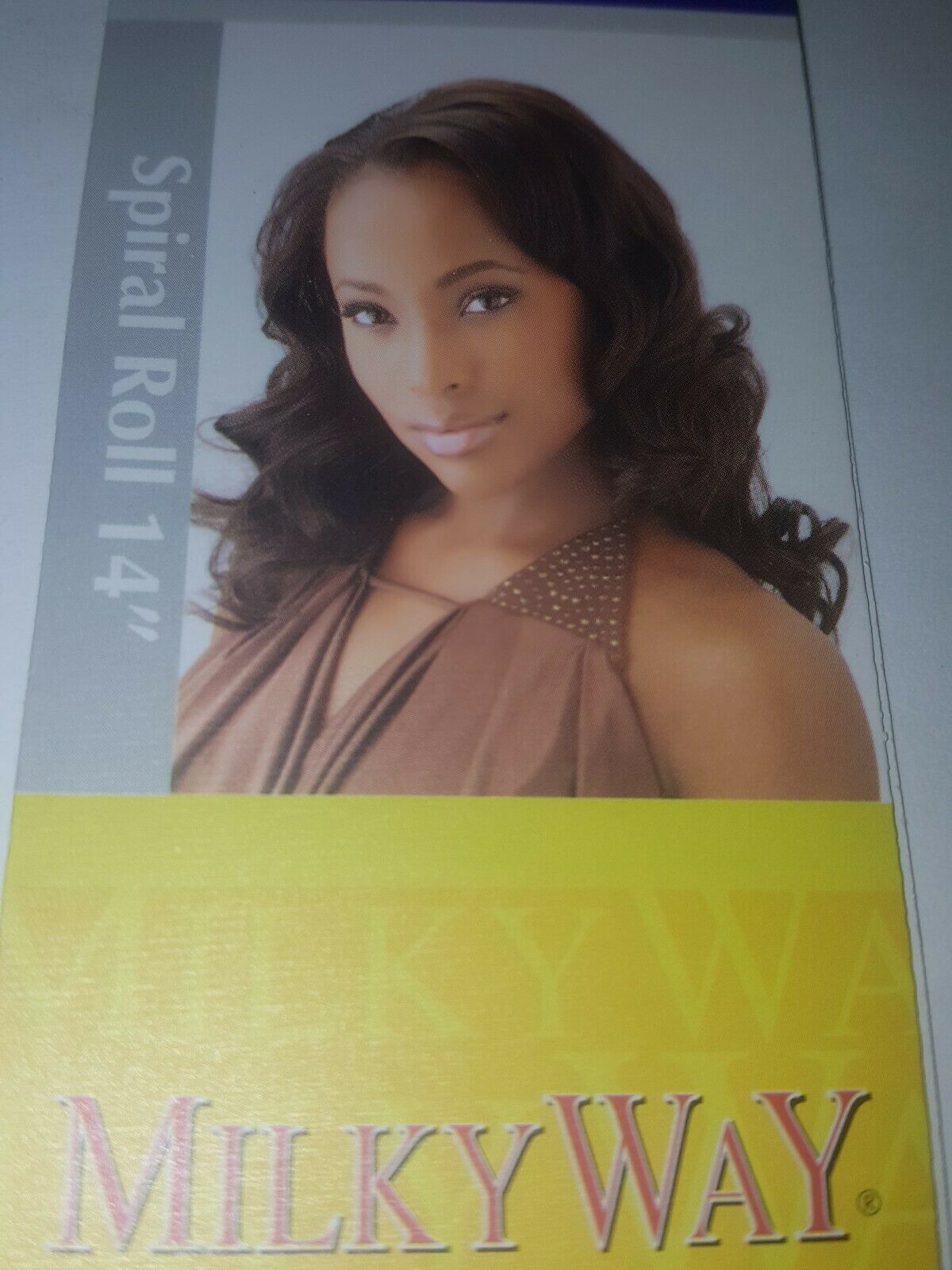 100% human hair spiral roll weave tangle-free; twin pack; curly; weft; sew-in image 0