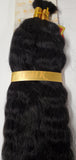 Human hair French refined super bulk tangle-free  wet and wavy for braiding; Jan image 0