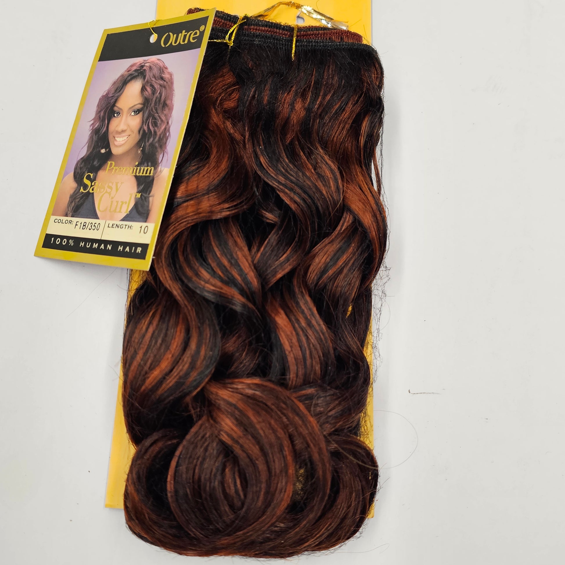 Curly human hair weave tangle-free for sew-in; Premium Sassy curl; wefts. image 4