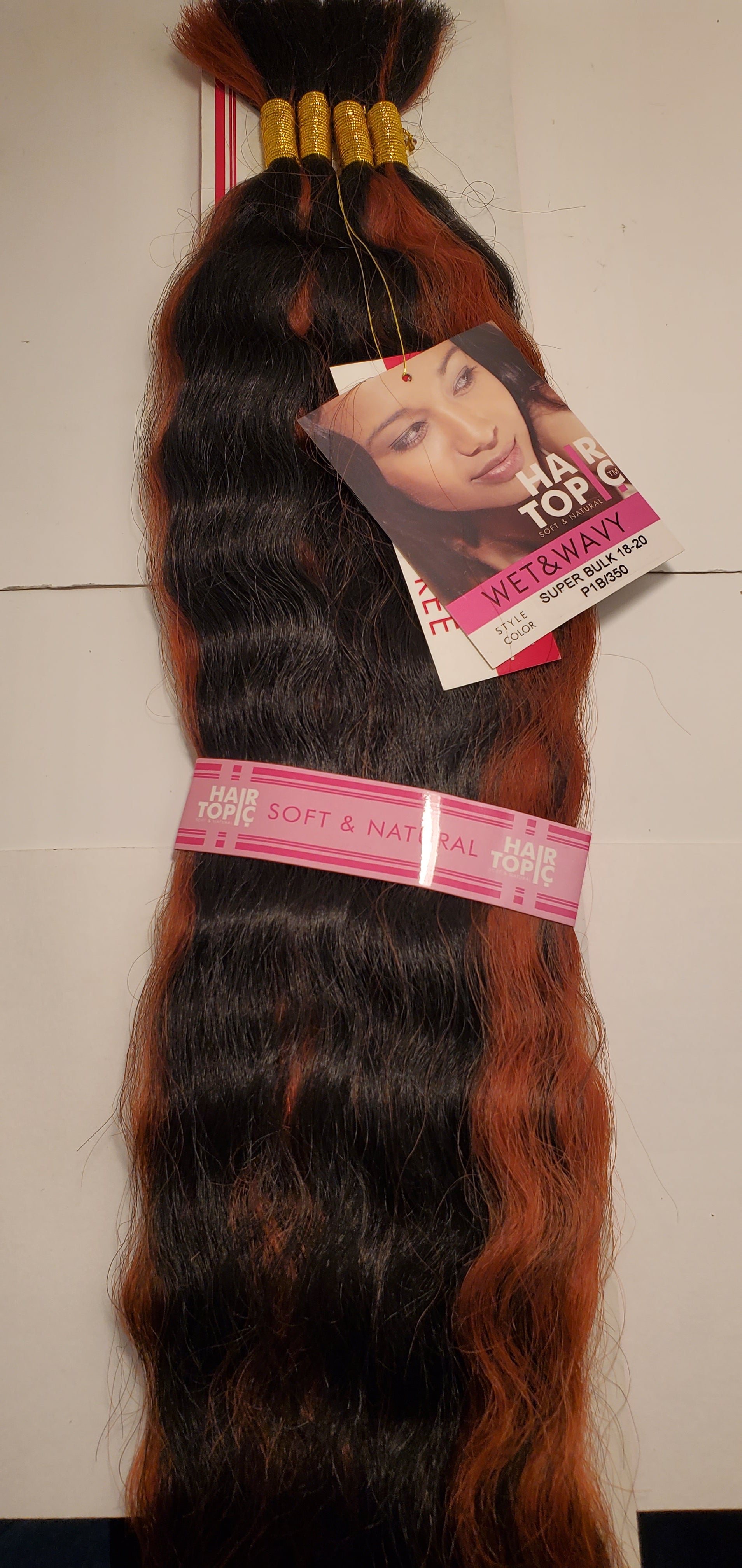 Human hair blended super bulk wet and wavy; tangle-free; braiding hair; soft and image 11