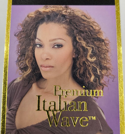 Human hair tangle-free premium italian wave weave; curly sew-in weft. image 0
