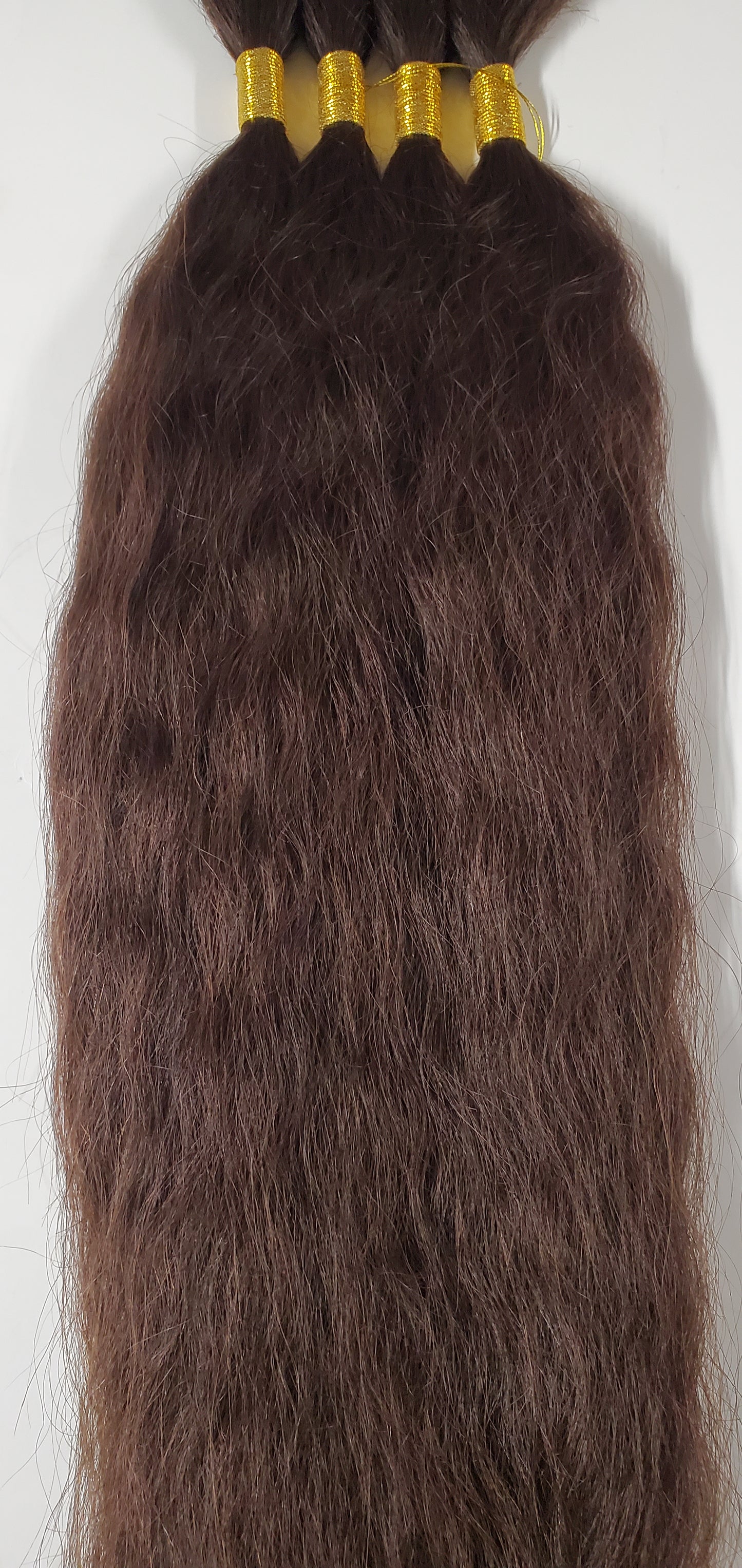 Wet and wavy human hair tangle-free french refined super bulk for braiding image 1