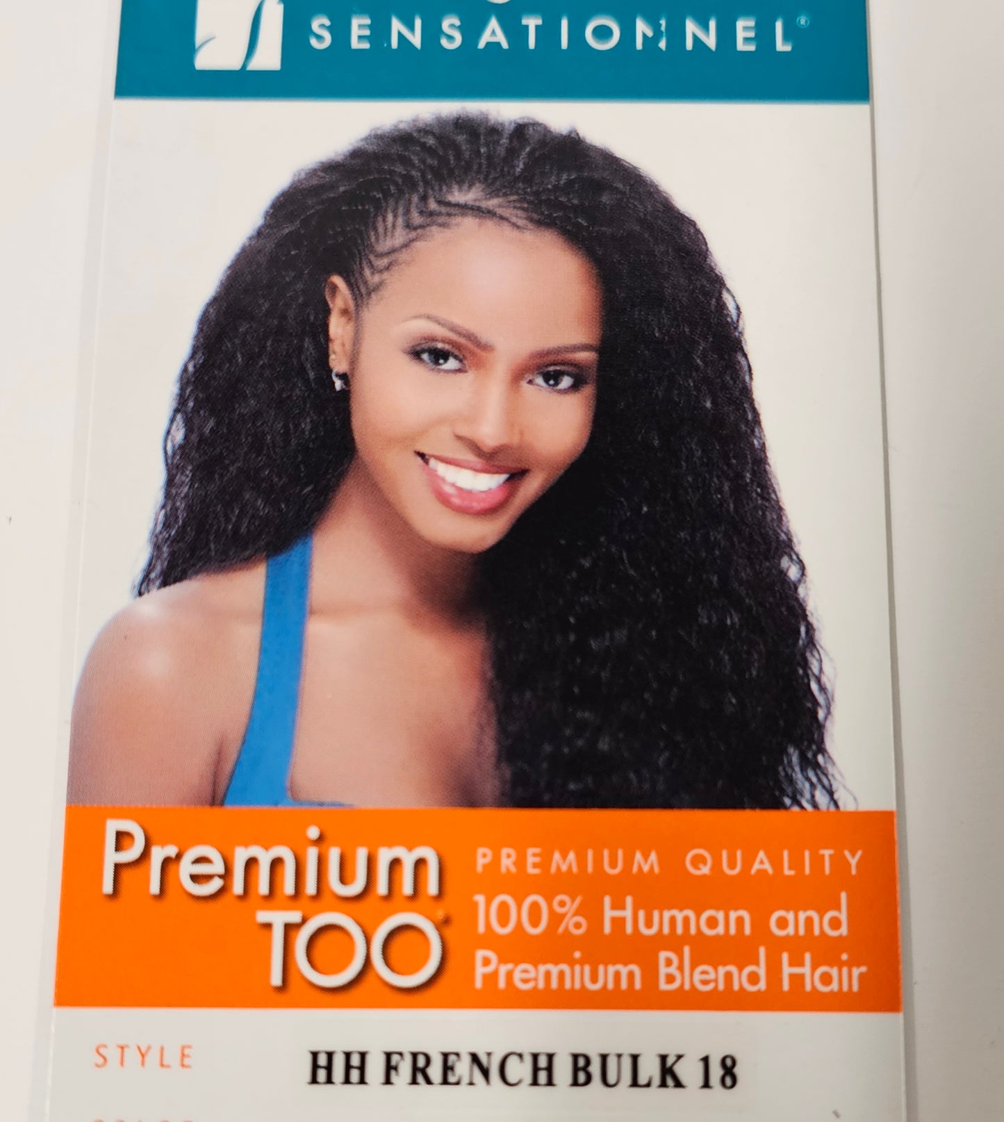 Wet and wavy tangle-free human hair and premium blend super bulk for braiding image 0