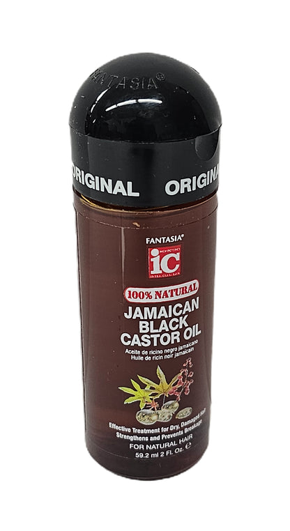 Fantasia IC 100% natural Jamaican black castor oil; 2fl.oz travel size image 3
