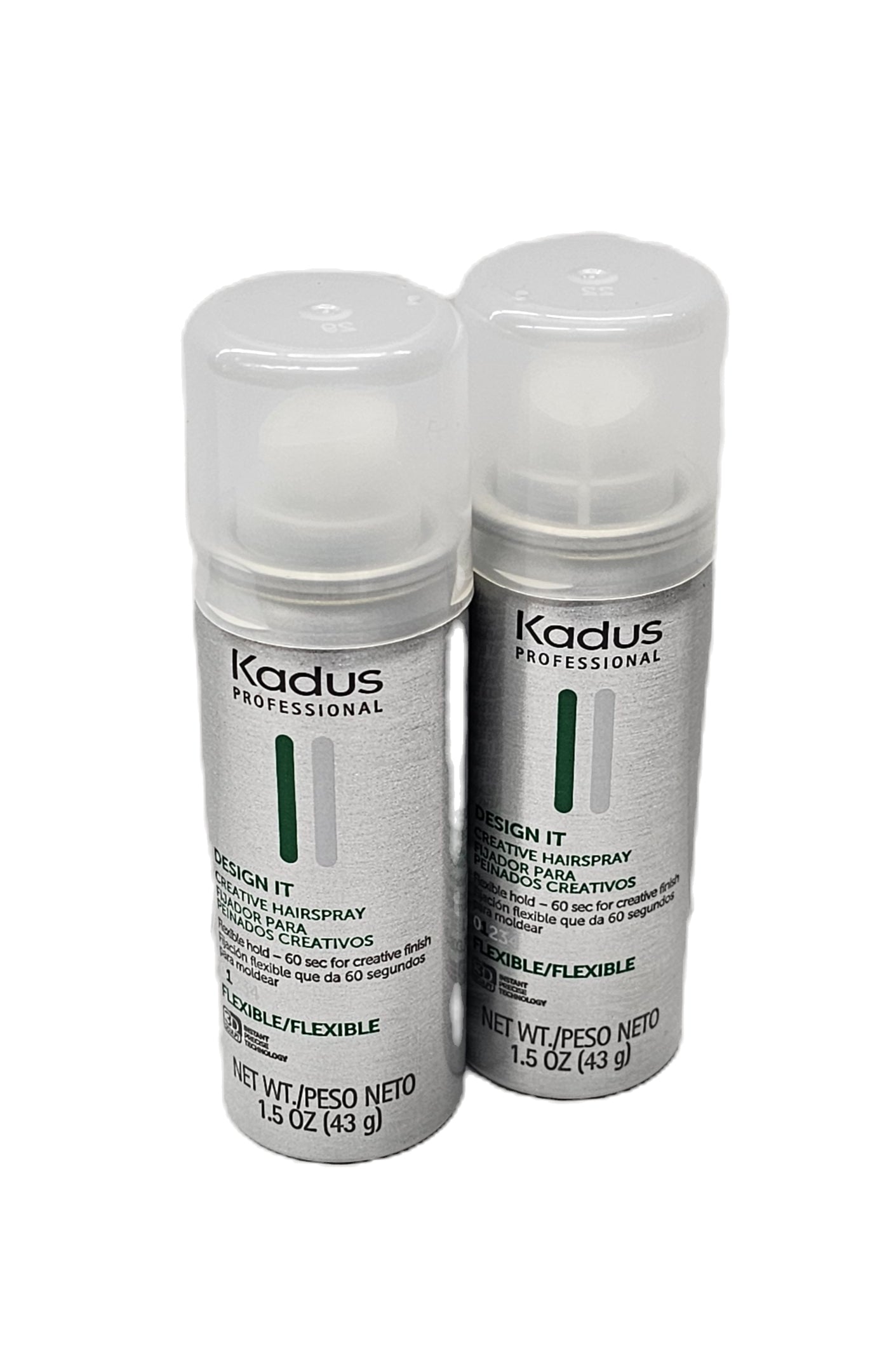 Set of 2 Kadus professional design it creative hairspray; flexible hold;1.5oz x2 image 3