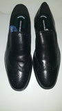 NUNN BUSH NORRIS WINGTIP SLIP ON MEN'S SHOES;BLACK;M;84690001 image 0