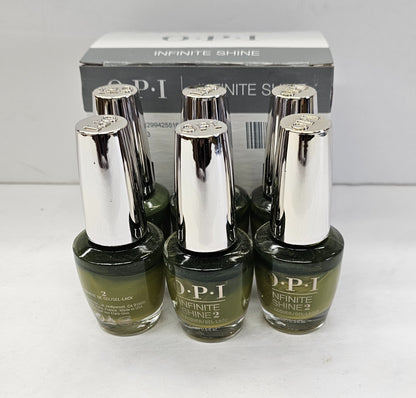 Set of 6 OPI infinite shine; Olive for green; 0.5fl.oz image 2