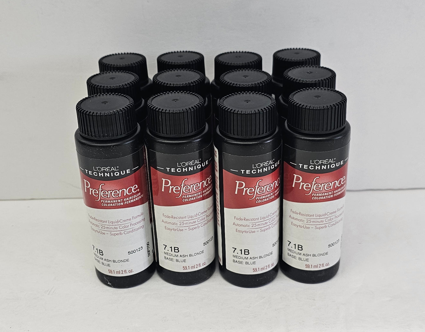 Set of 12 L'Oreal Technique preference permanent hair color; 2fl.oz; Unisex image 0