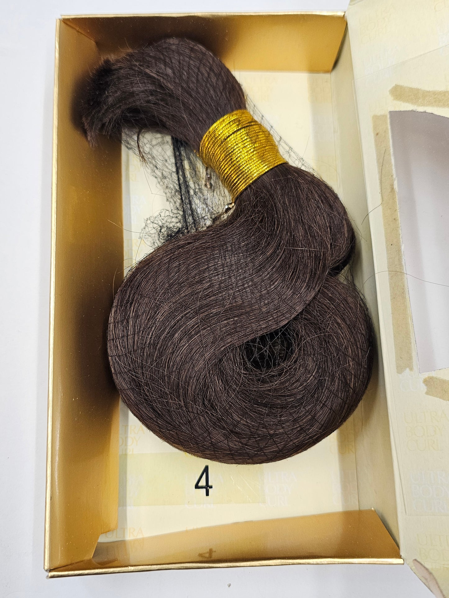 Curly human hair tangle-free ultra body bulk for braiding. image 4
