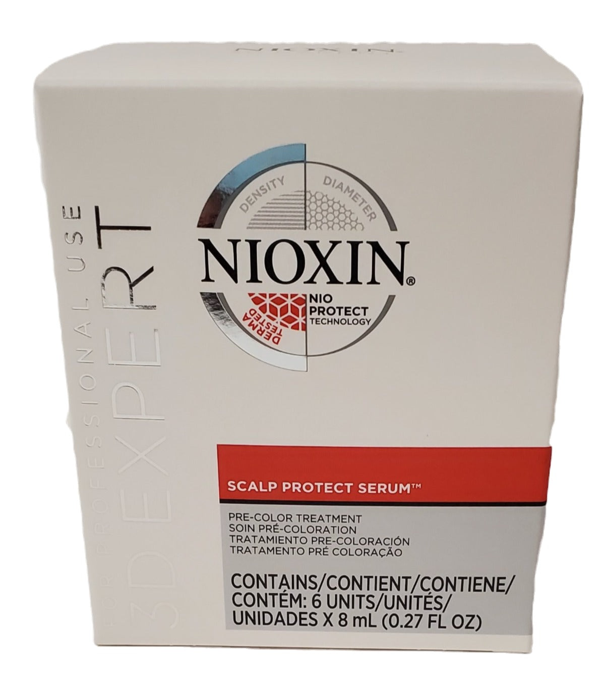 Nioxin 3D Expert Scalp Protect Serum Pre-Color Treatment ; 6x8ml; 0.27floz each image 0
