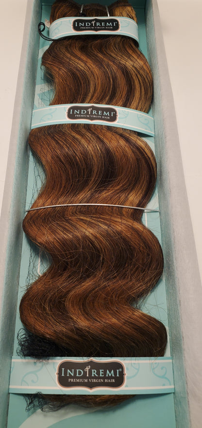 Bobbi Boss indi remi premium virgin human hair weave; ocean wave; weft; sew-in image 4