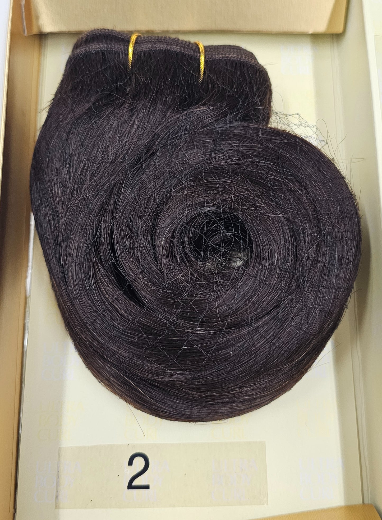 Curly human hair tangle-free weave for sew-in; Ultra body; wefts. image 4