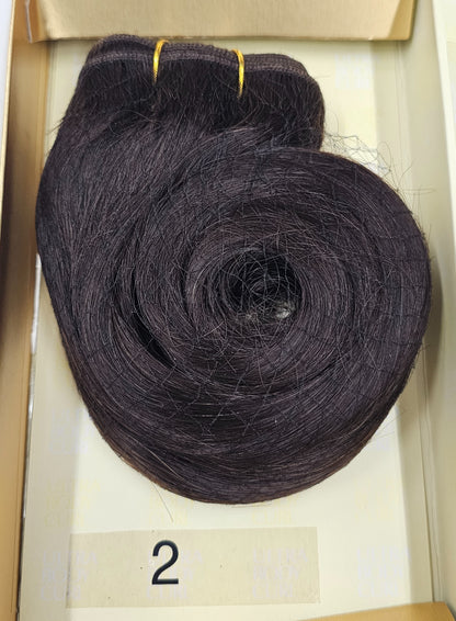 Curly human hair tangle-free weave for sew-in; Ultra body; wefts. image 4