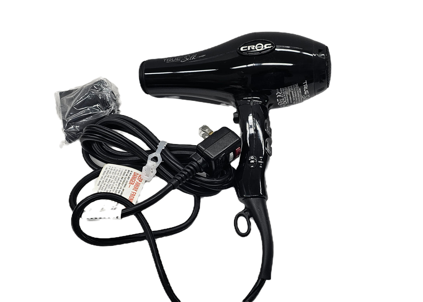 CROC - Classic True Silk Blow Dryer Black; YL-347 image 3