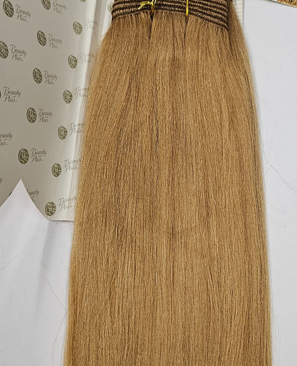 Human hair tangle-free new yaky weave straight; perm yaky sew-in weft. image 6