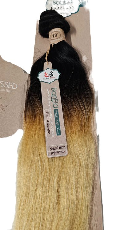 Unprocessed natural wave virgin remy human hair weave for sew-in; bundle weft image 1
