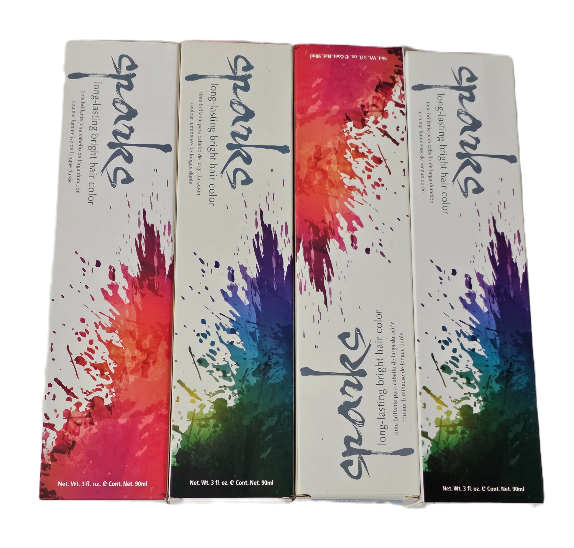Sparks long lasting bright hair color; semi permanent; 3fl.oz; unisex image 0