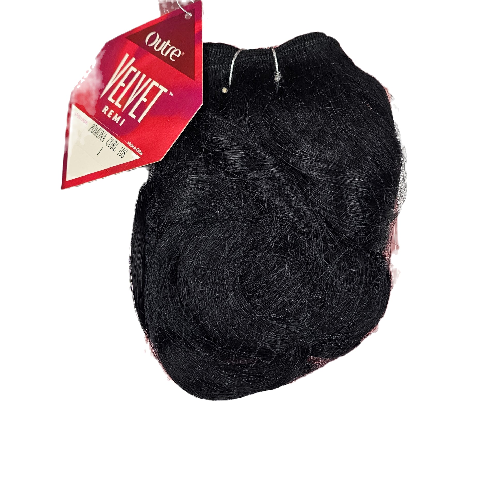 Velvet remi human hair weave; Pomona curl sew-in weft. image 3
