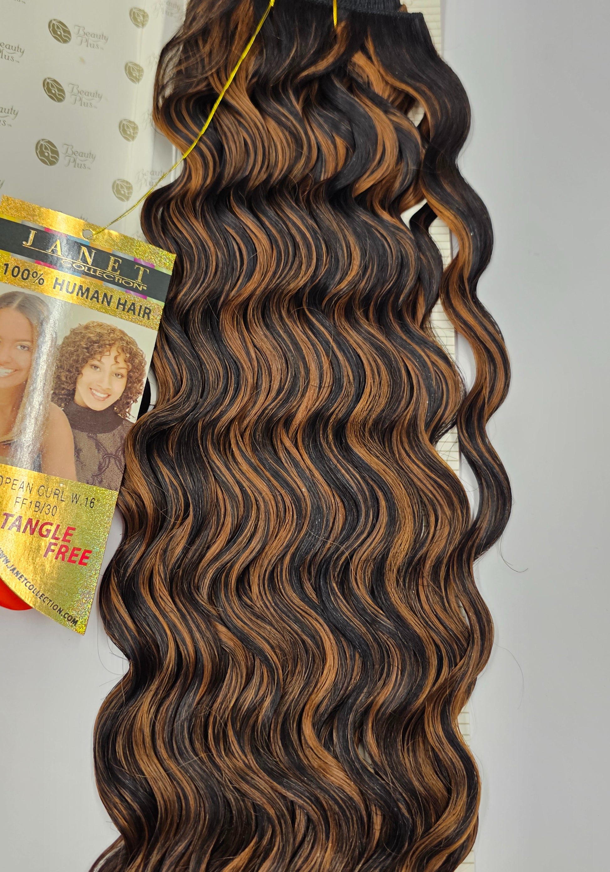 Curly human hair tangle-free weave for sew-in; European curl; wefts. image 4