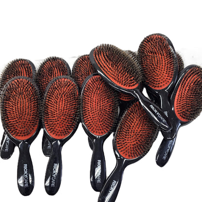 12 pcs Rickycare professional board bristle, detangler, scalp massage hair brush image 1