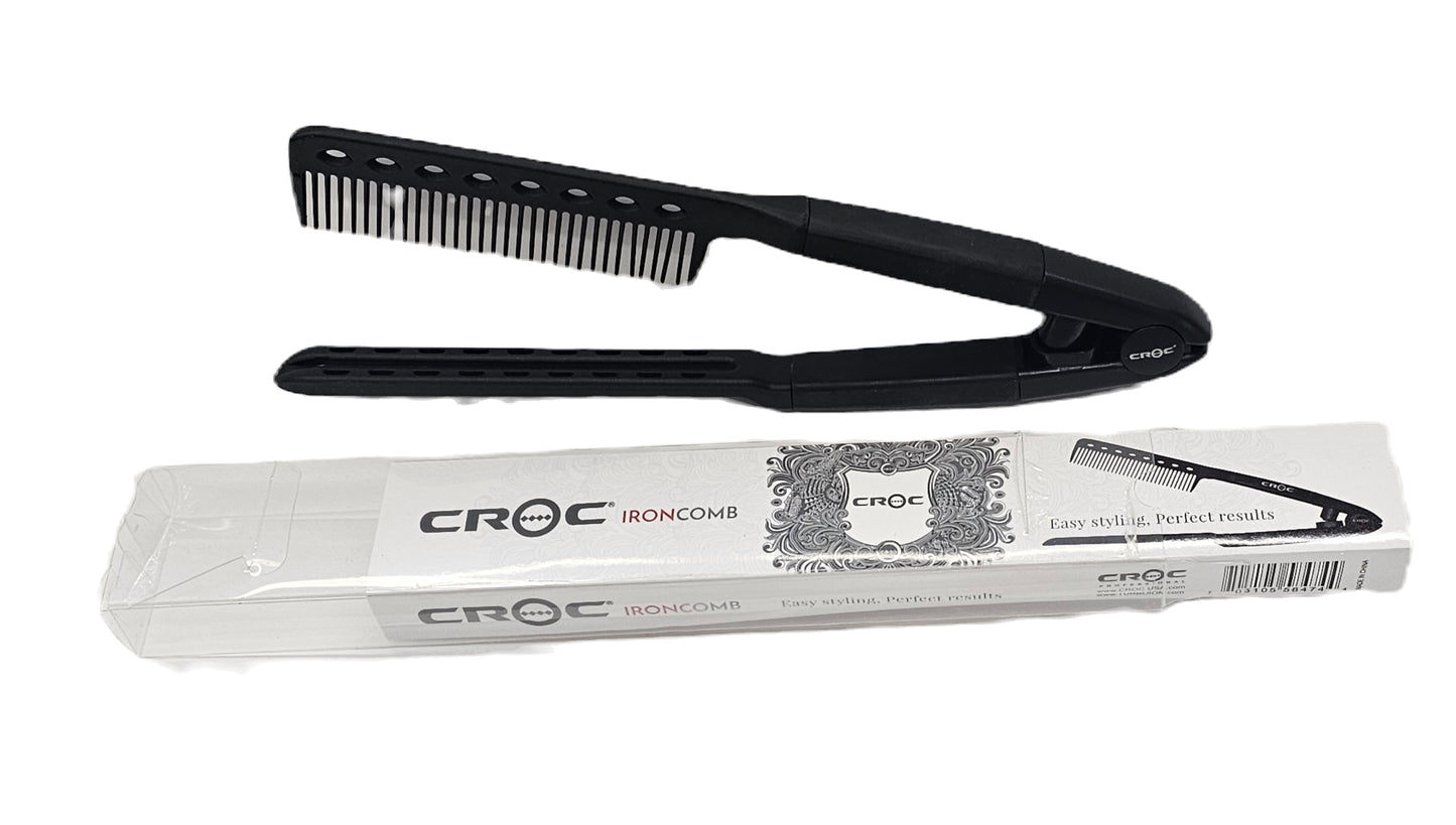 Croc iron comb; black image 0