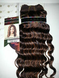 100% human hair tangle free European curl weave; curly; weft; sew-in; Platinum image 0